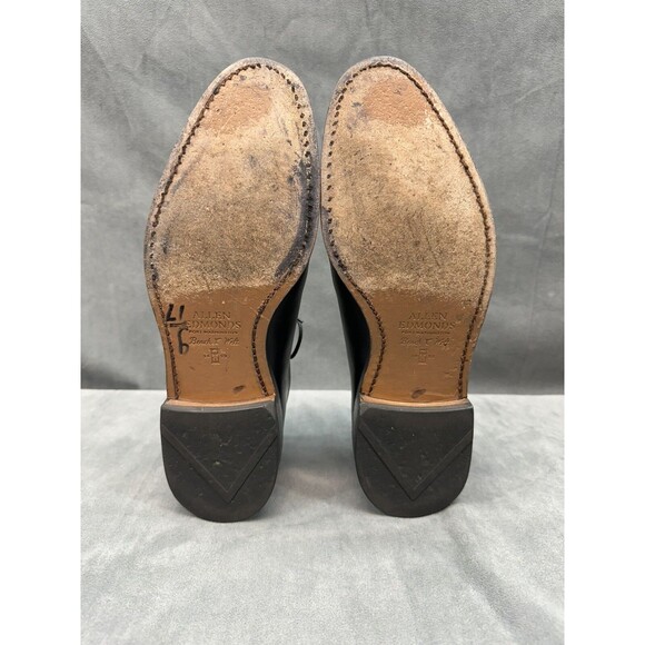 Allen Edmonds Delray Mens 9 D 1208 Black Leather Split Toe Derby Dress Shoes - Picture 8 of 14